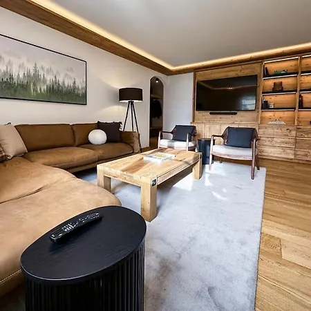 Chic Alpine Elegance: Designer Retreat In Apartment